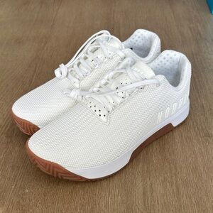 NOBULL White Athletic Shoes with Brown Sole